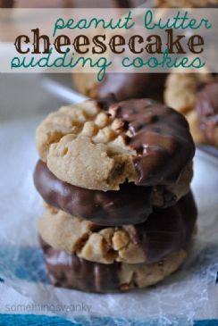 Peanut Butter White Chocolate Pudding Cookies