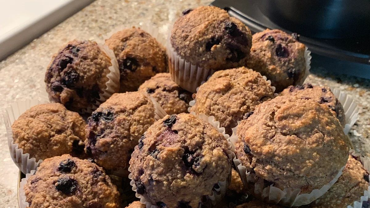 Oat and Dark Chocolate Muffins