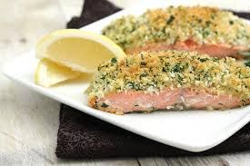 Panko crusted Salmon