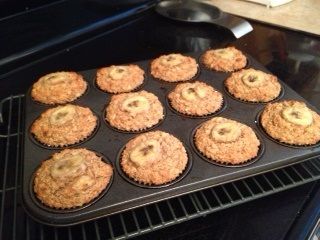 Peanut Butter and Banana Muffins