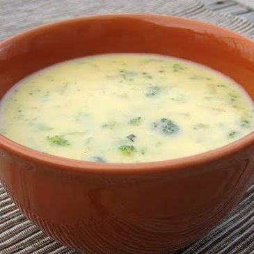 Broccoli Cheese and Tuna Soup