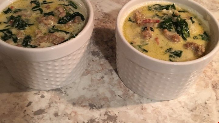 Zuppa with White Beans, Smoked Sausage and Kale