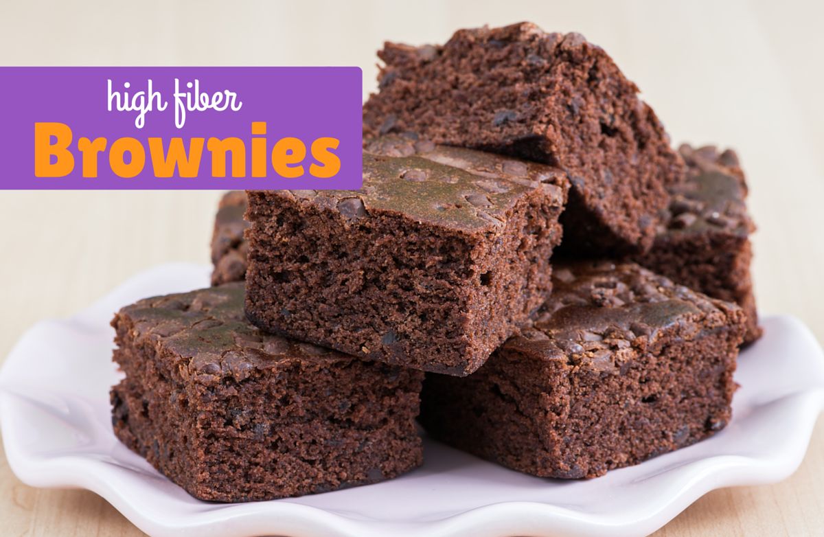 High Fiber Brownies