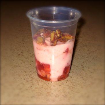 Greek Yogurt and Strawberry Parfait