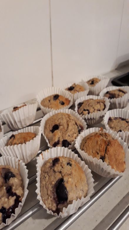 100-Calorie Blueberry Muffins