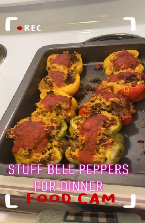 Spicy Suffed Bell Peppers