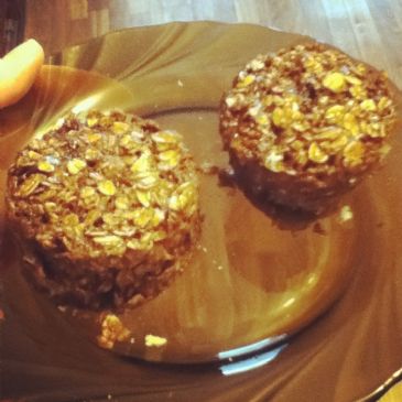 Quick oats&cocoa mini cake in a cup