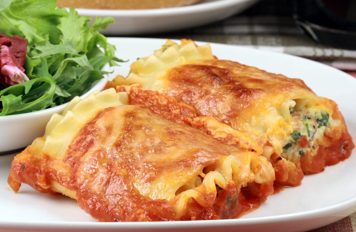 Italian Turkey Lasagna Rolls