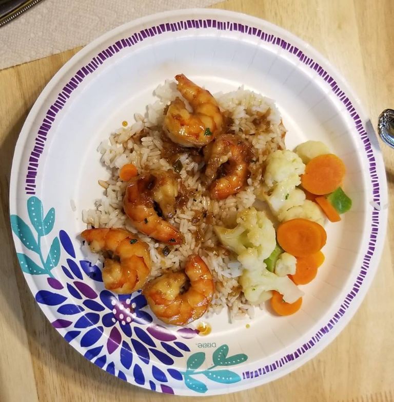 Bourbon Glazed Shrimp