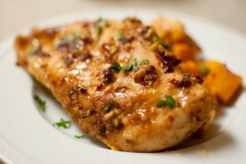 Spiced Chipotle Honey Chicken with Sweet Potatoes