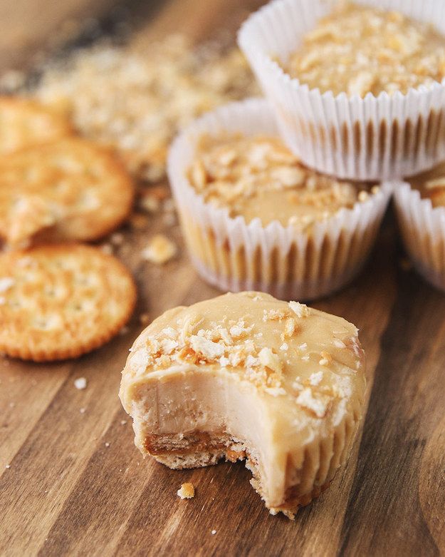Low Fat Mini PB Cheesecakes - Adapted from Tasty