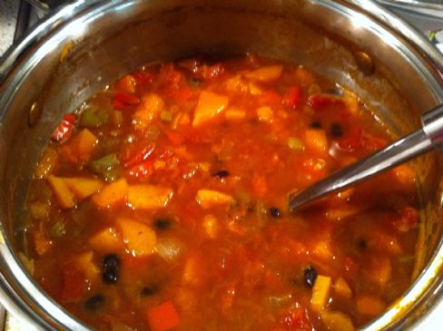 Emily's Butternut Squash and Black Bean Chili