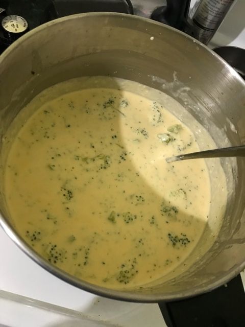 Broccoli chedder soup