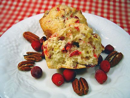 Vegan Fruity Orange Pecan Muffins