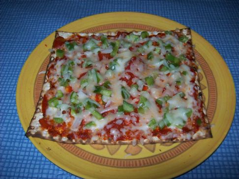 Matzo Pizza - Vegetarian