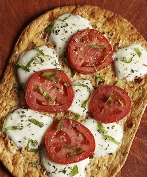 Tomato-Basil Flatout Thin Crust Pizza