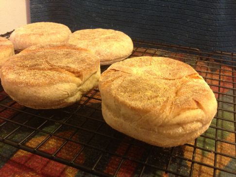 Gary's Bread Machine Wheat English Muffins