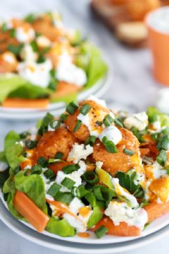 Crispy Buffalo Quinoa Bites