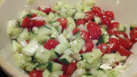 Cucumber and Feta Salad