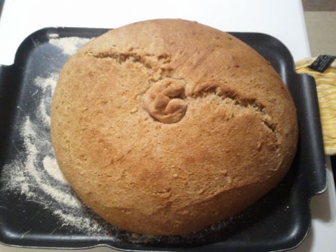 Homemade whole wheat bread