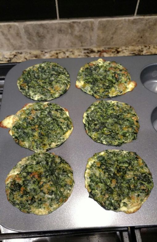 Spinach quiche muffin