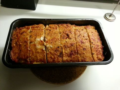 Lowcarb gluten free turkey meatloaf