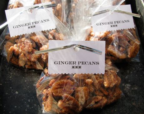 Gingered Pecans