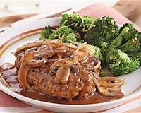 Beefy Onion Hamburger Steak with Gravy