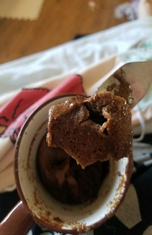 Low chocolate mug cake