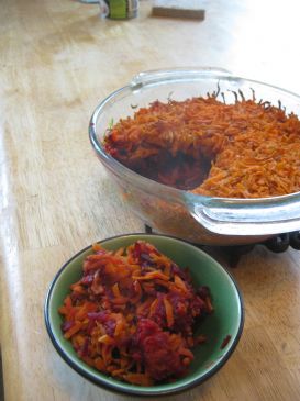 Stained glass veggie casserole