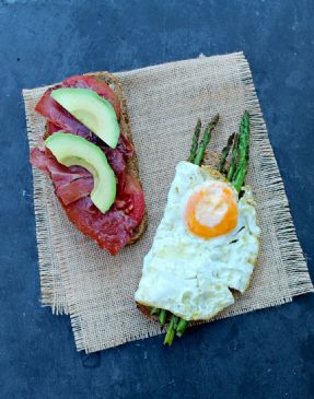 egg ham vegi sandwich