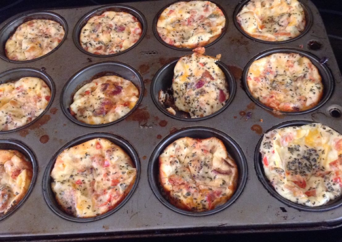 NachoNite Leftover Quiche Muffins