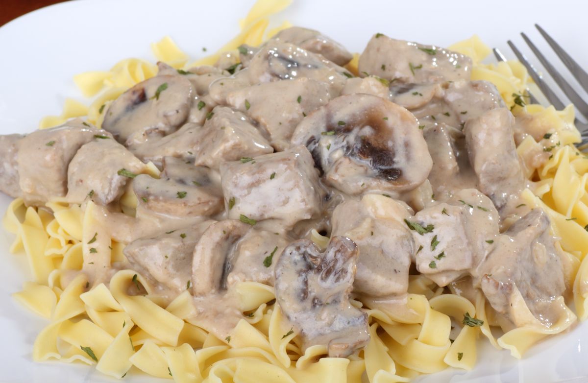 Crock Pot Beef Stroganoff