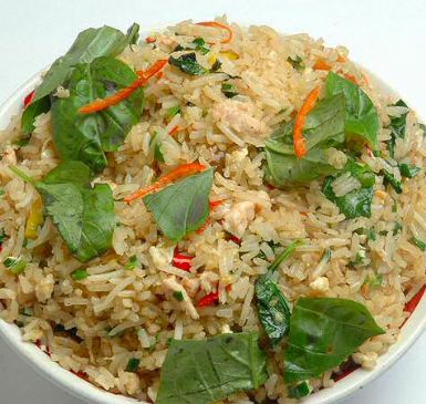 Traditional Thai Basil Fried Rice