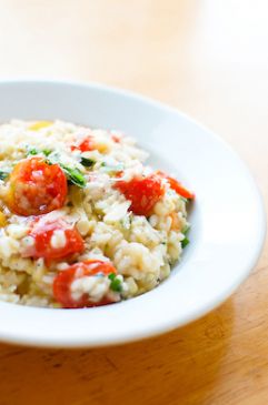 Tomato and Corn Risotto