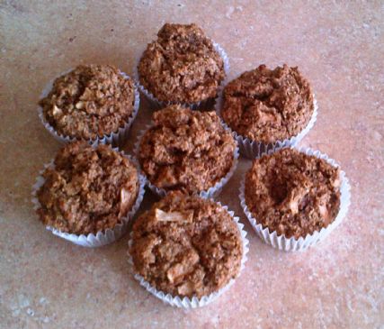 Apple Cinnamon Bran Muffins