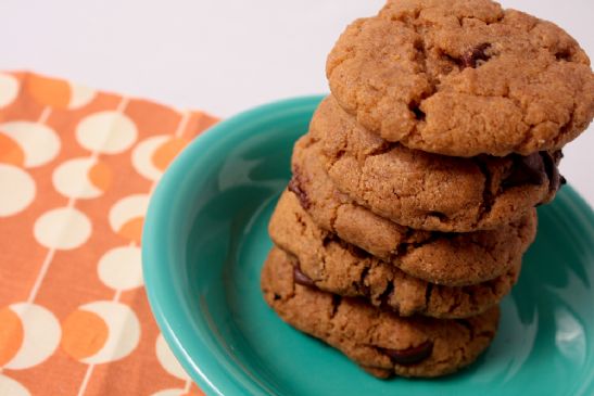 Chocolate Chip Almond Butter Cookies