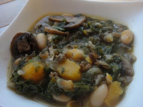 Wild Rice and Butternut Squash Soup