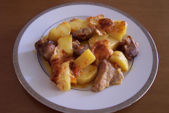 Pork with vegetables