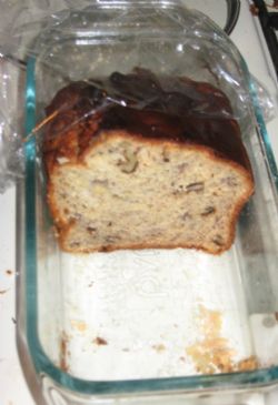 Banana Bread with Walnuts and Greek Yogurt