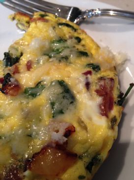 Spinach and Bacon Fritata