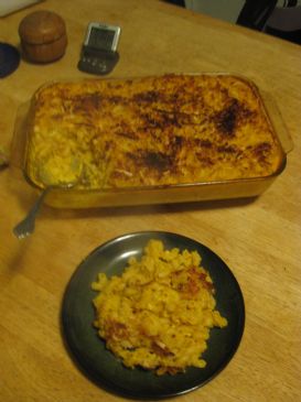 Yet another squash and mac and cheese recipe (higher protein version)