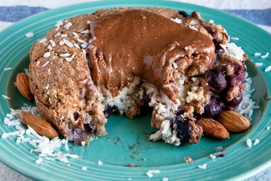 Coconut Cream Blueberry Buckwheat Bake