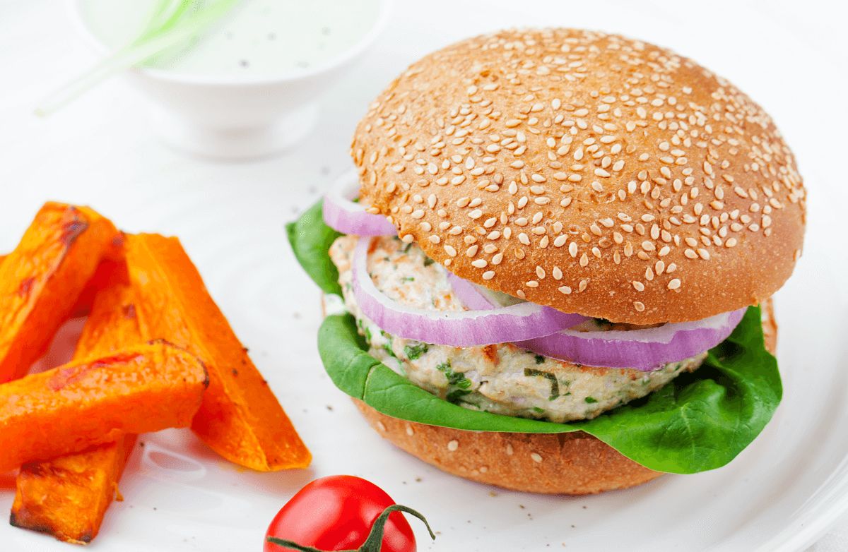 Spinach Turkey Burgers