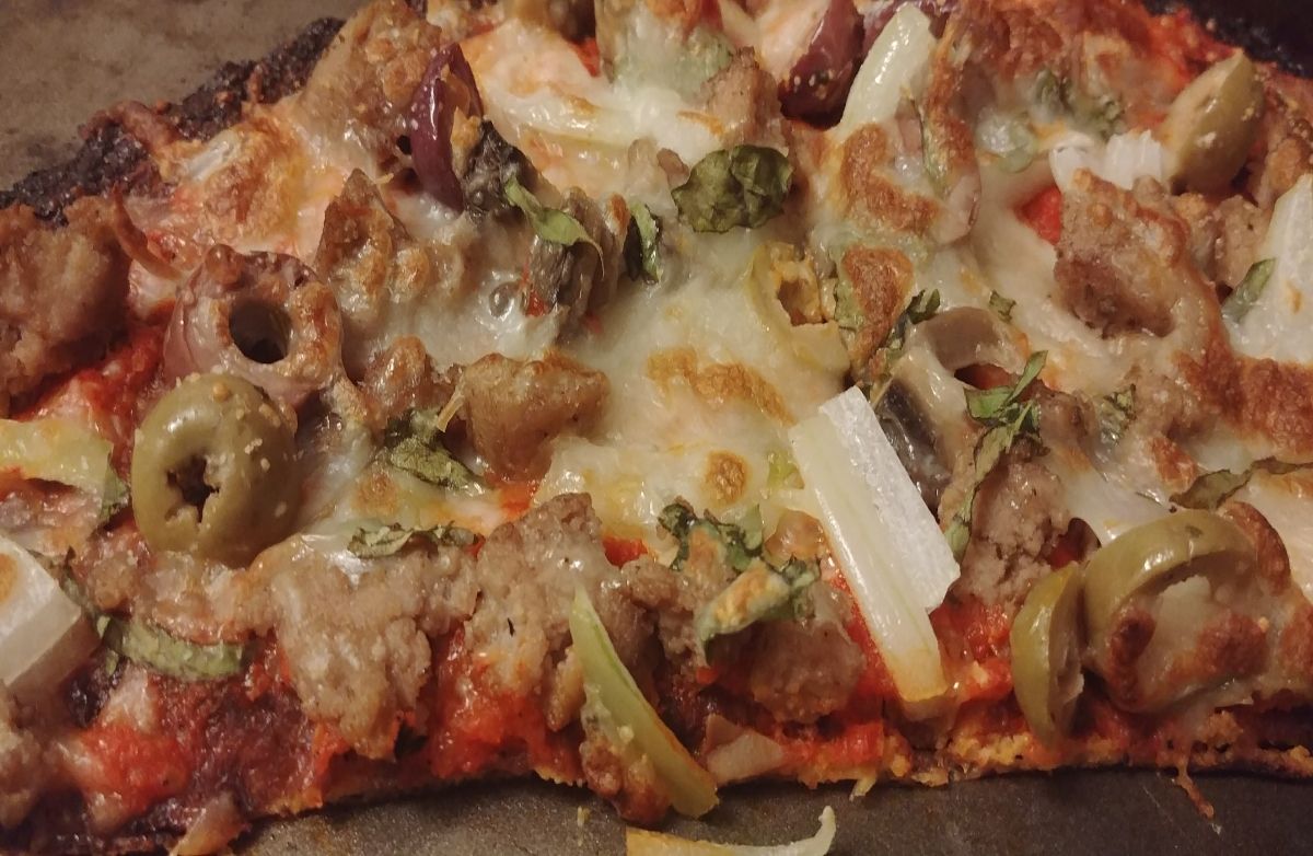 Cauliflower pizza crust