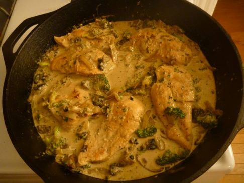 Creamy Boozy (Healthy!) Chicken