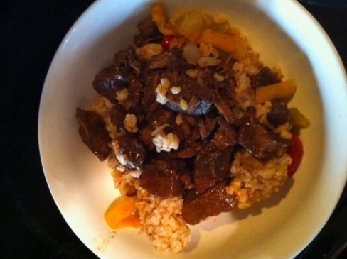 Teriyaki Steak and Cinnamon Brown Rice