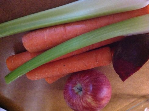 Juice: apple, beets celery, carrots