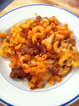 Baked Italian Meat and Pasta casserole
