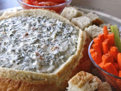 Sour cream Spinach dip